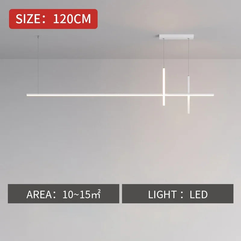 Dimmable LED Pendant Lights: Modern Minimalist Chandelier for Kitchen, Office, Dining Room