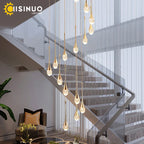 Crystal Staircase Chandelier for Luxe Home Decor