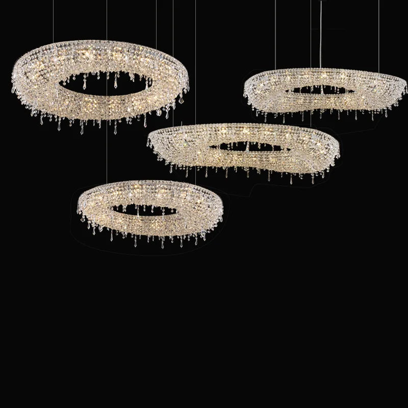 Bird Nest Crystal Pendant Chandelier | Modern Hall Hotel Living Dining Room Luster