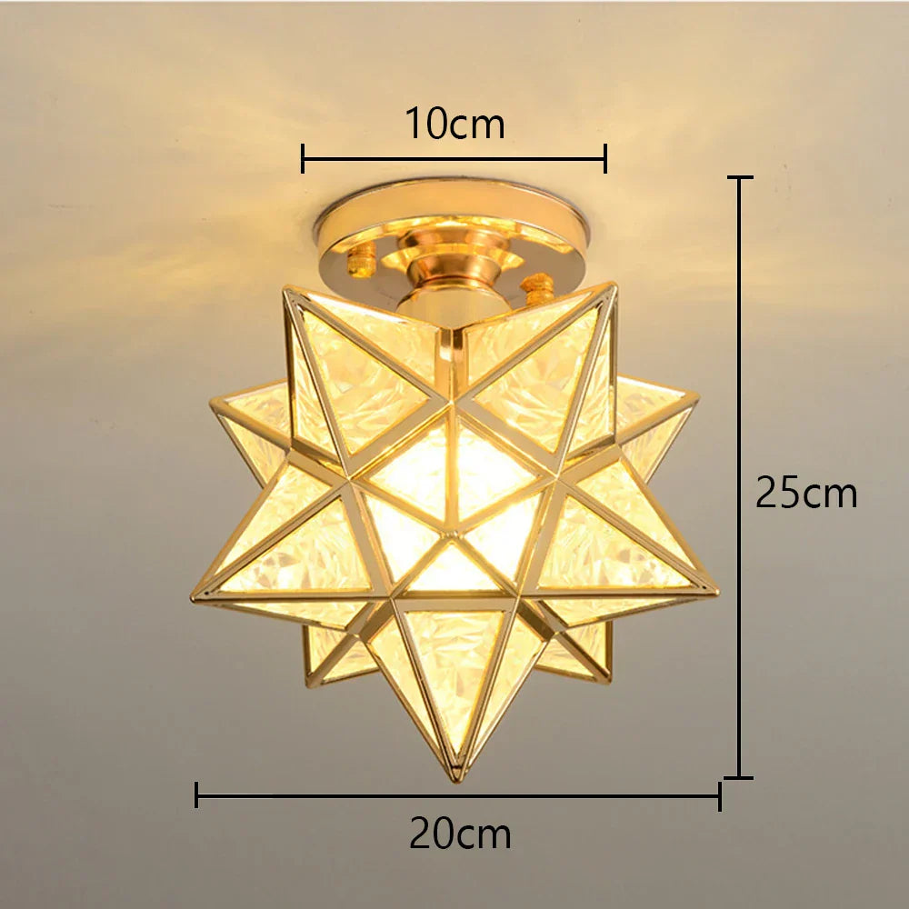 Glass Crystal LED Ceiling Chandelier for Home Decor