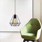 Industrial Metal Cage Pendant Lamp for Home Lighting