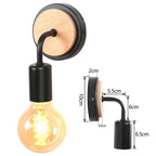 Industrial LED Wall Light Retro Loft Lamps E27 Iron Lampshade Sconce