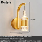 Crystal LED Wall Sconce for Elegant Home Décor
