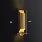 Post-Modern Copper Wall Lamp for Hotel Living Room Bedroom LED Lighting