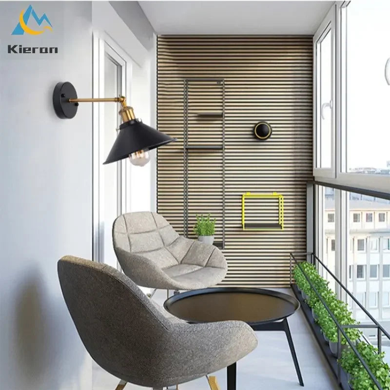 Modern Pleated Skirt LED Wall Lamp for Living Room Decor