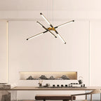 Dimmable LED Ceiling Chandelier, Modern Interior Lighting for Dining Room, Bedroom, Living Room