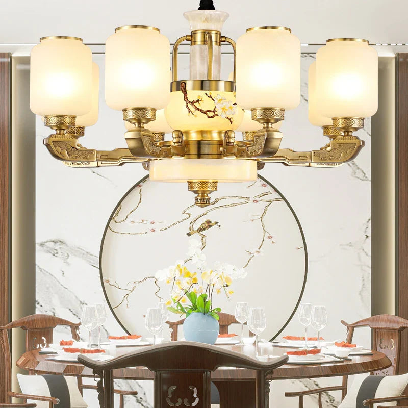 Jade Chandelier for Luxe Living Spaces