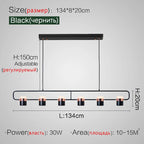 Strip Chandelier: Modern Minimalist Dining Room Lamp for Restaurant, Bar, and Home