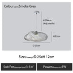 Glass Cloud Chandelier LED Pendant Lamp for Villa Staircase & Hotel