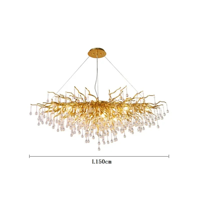 Crystal Ceiling Chandelier: Modern Luxury for Living, Dining, Bedroom, Hotel, Hall Décor