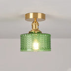 Glass Shade Pendant Ceiling Lamp for Kitchen Aisle Bedroom LED Lights Fixtures