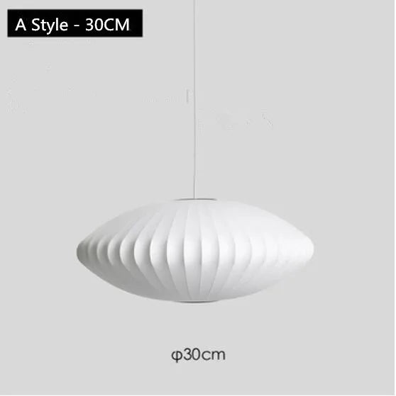Silk Ball Pendant Lamp for Home, Shop, and Bar Decor