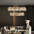 Lotus Leaf LED Chandeliers: Modern Lighting Fixtures for Living Room, Bedroom, Dining Table