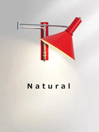 Retro Foldable LED Wall Light for Bedroom Reading