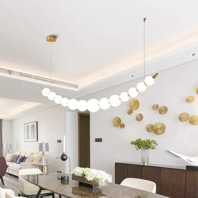 Modern LED Pendant Chandelier for Living and Dining Rooms