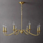 Modern Golden Candle Chandelier for Home Decoration Lighting