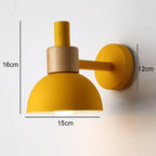 Wood Wall Sconce LED Light Modern Nordic Style Bedroom Home Decor Lighting