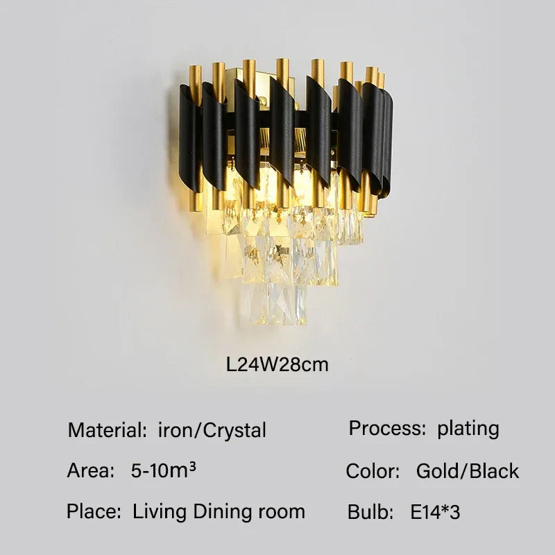 Crystal LED Pendant Chandelier: Modern Luxury Living Room Dining Lighting Fixture