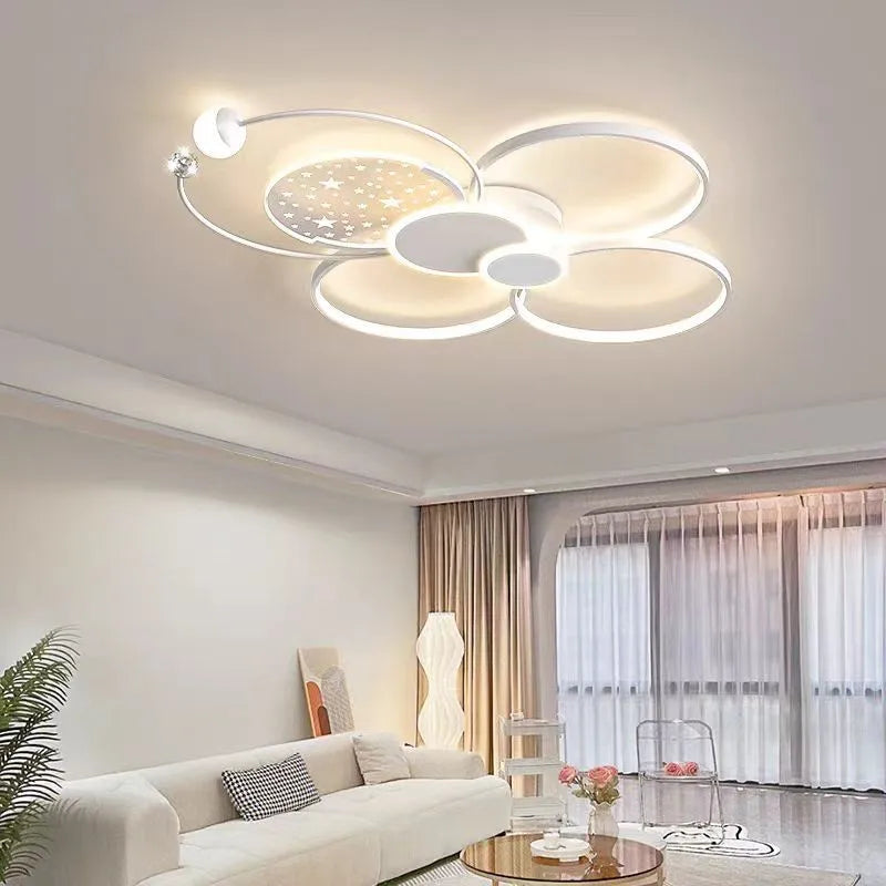 Luxury LED Ceiling Chandelier for Modern Bedroom & Living Room