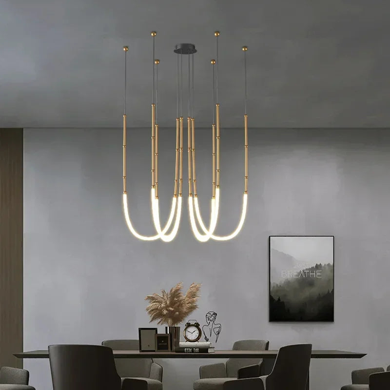 Nordic Art Line LED Pendant Light for Home Decor & Lighting