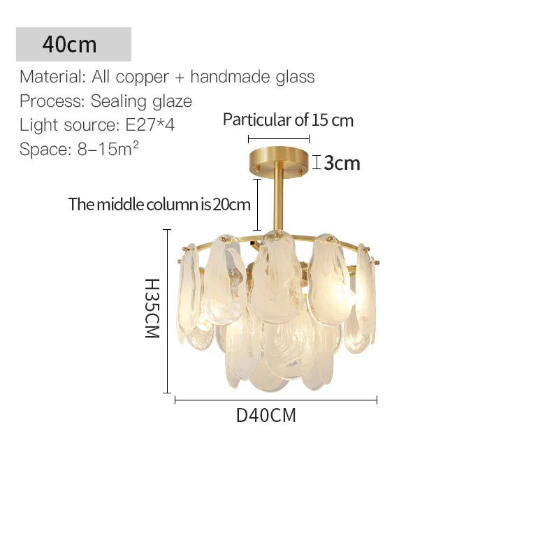 Crystal Chandelier: Modern Brass Luxury for Living Room & Bedroom