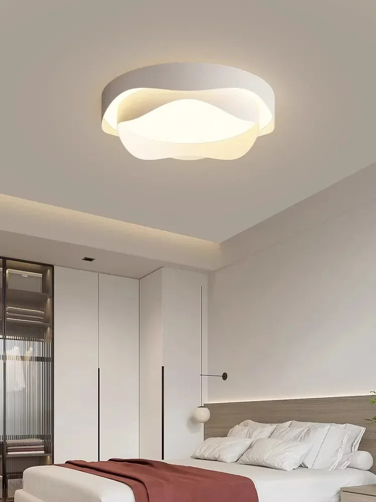 Nordic Flowers Art LED Ceiling Lamp for Minimalist Decor
