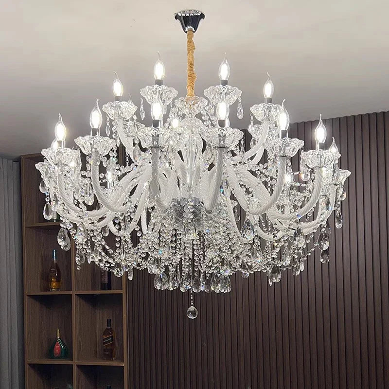 Crystal Chandelier: Modern Home Decoration Pendant Lights for Living & Dining Room