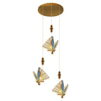 Acrylic Butterfly Chandelier Ceiling Lamp Indoor Lighting
