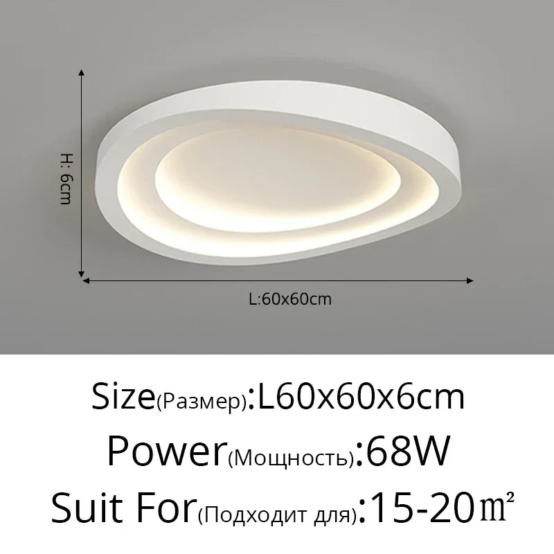 LED Flower Chandelier for Modern Bedroom Ceiling Lamps - Indoor Lighting for Home