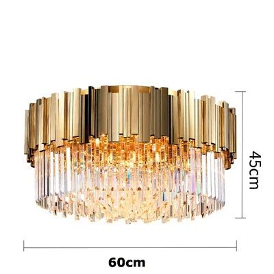Modern Aluminum Circle LED Ceiling Chandelier for Bedroom Living Room Kitchen Fixtures