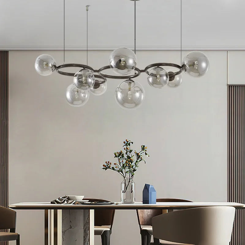Magic Beans Chandelier: Modern Hanging Lamp for Dining Room & Parlor