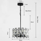 Luxury Crystal Chandeliers by Afralia™: Modern LED Pendant Lights for Living Room & Kitchen Island