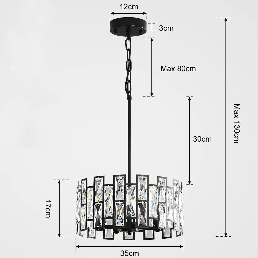 Luxury Crystal Chandeliers by Afralia™: Modern LED Pendant Lights for Living Room & Kitchen Island