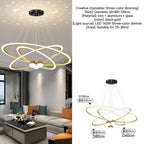 Modern Nordic Indoor LED Starry Sky Ceiling Chandelier