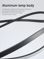 Minimalist Curve Ring LED Pendant Light for Living Dining Bedroom Chandelier