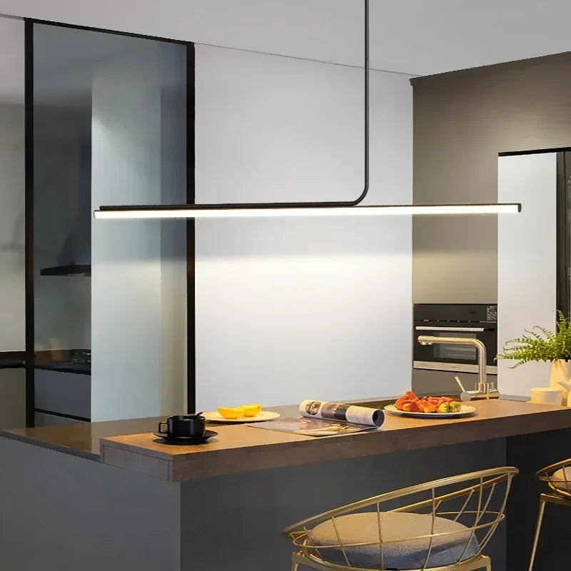 Modern Black Led Pendant Chandelier for Home Decor & Lighting