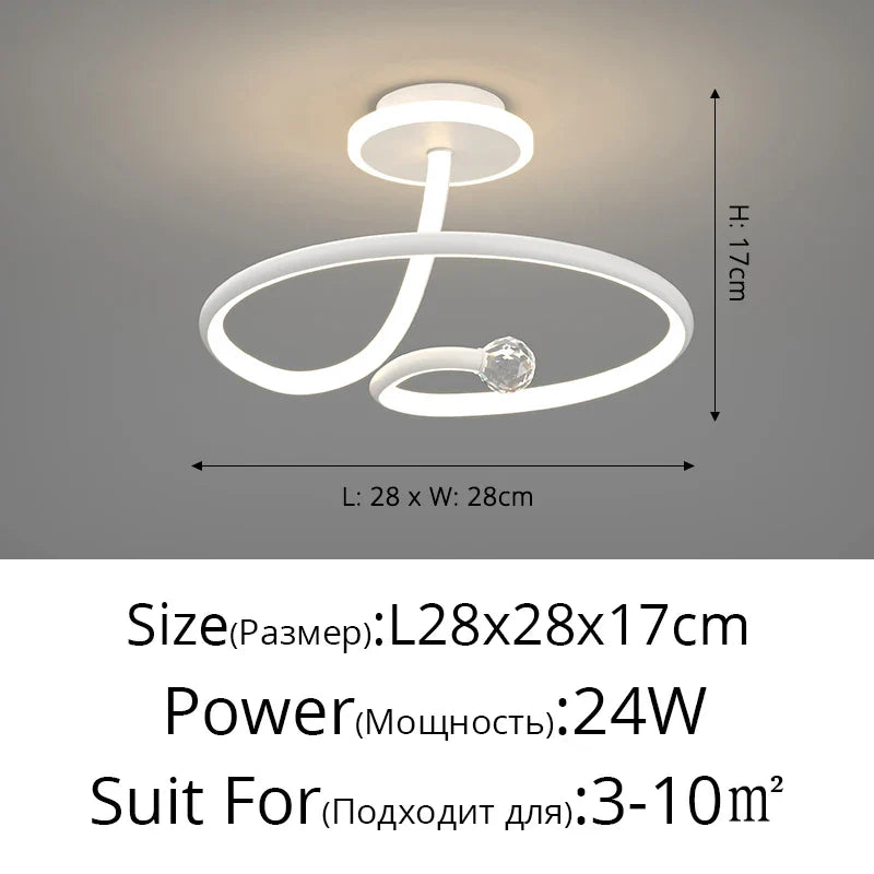 Modern LED Ceiling Chandelier for Home Decor Lighting Fixture