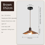 Wabi Sabi Fabric Chandelier Pendant Lights for Dining Tea Room Lighting