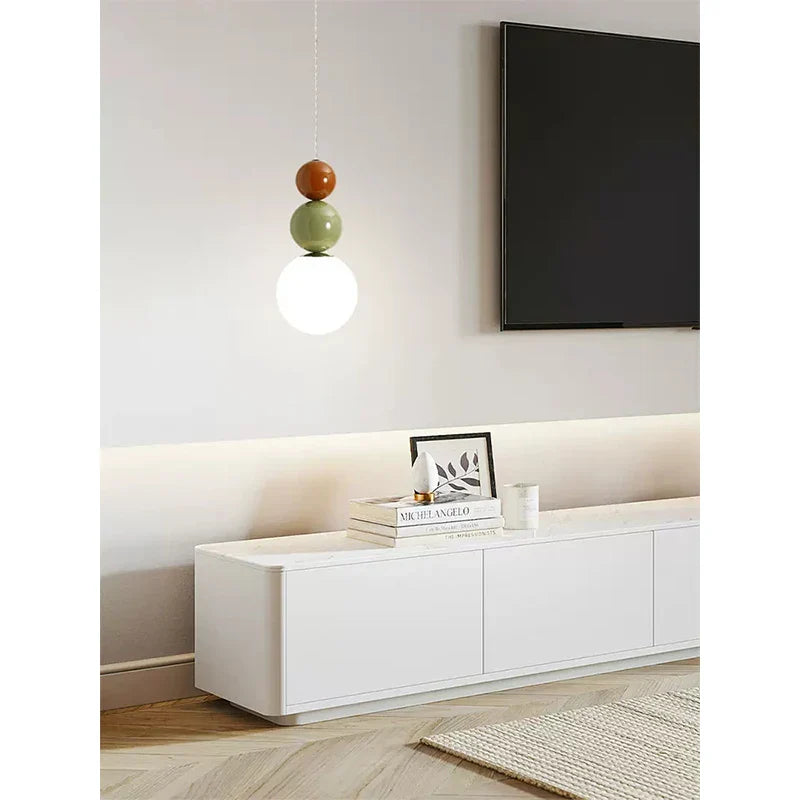 Cream Style Modern Minimalist Nordic Pendant Light for Master Bedroom