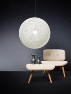 Hemp Rattan Sphere Pendant Lights for Home Decor & Lighting