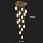 Modern LED Pendant Light Chandeliers for Living Room Staircase Decor