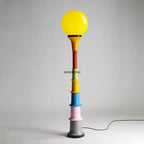 Colorful Retro LED Floor Lamp for Bedroom and Children's Study