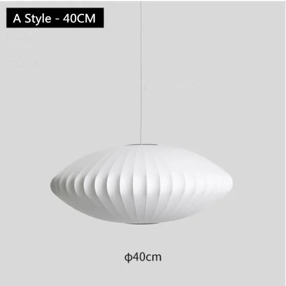 Silk Ball Pendant Lamp for Home, Shop, and Bar Decor