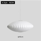 Silk Ball Pendant Lamp for Home, Shop, and Bar Decor