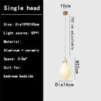 Magnolia Ceramic LED Chandelier for Duplex Living Room and Dining Room