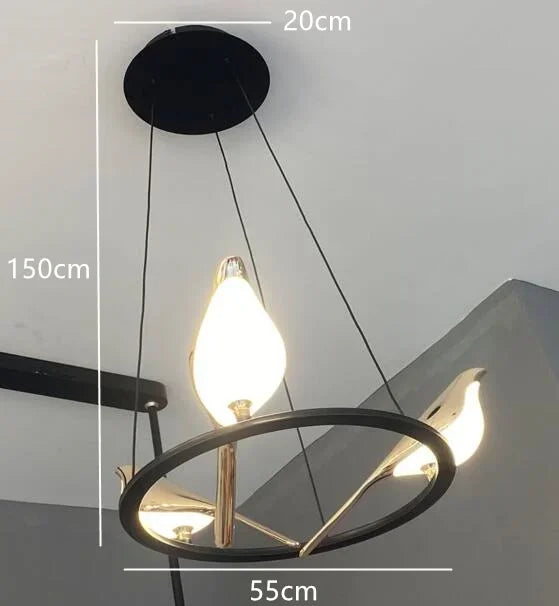 Modern Magpie Bird LED Wall Lamp for Bedroom Decor