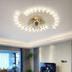 2023 Modern Chandelier Ceiling Fan Lights for Living Room Bedroom Upscale Decor