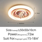 Astronaut LED Ceiling Lights for Children's Room and Bedroom