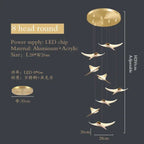 Ocean Dolphin Pendant Chandelier