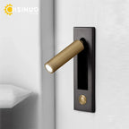 Rotating LED Wall Lamp for Bedroom & Hallway Lighting